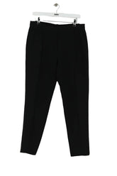 Pantalon droit Sandro Noir en Polyester, taille L - Seconde Main