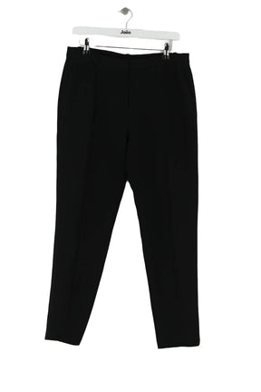 Pantalon droit Sandro Noir en Polyester, taille L - Seconde Main