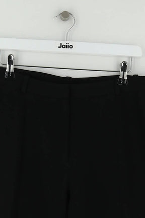 Pantalon droit Sandro Noir en Polyester