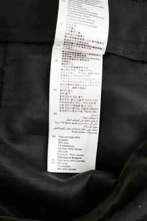Pantalon droit Sandro Noir en Polyester