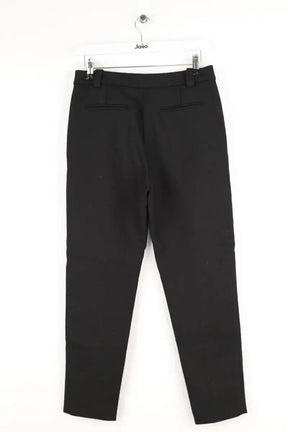 Pantalon droit Sandro Noir en Polyester