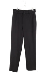 Pantalon droit Sandro Noir en Viscose, taille L - Seconde Main