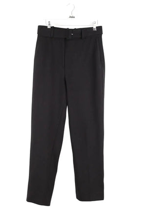 Pantalon droit Sandro Noir en Viscose, taille L - Seconde Main