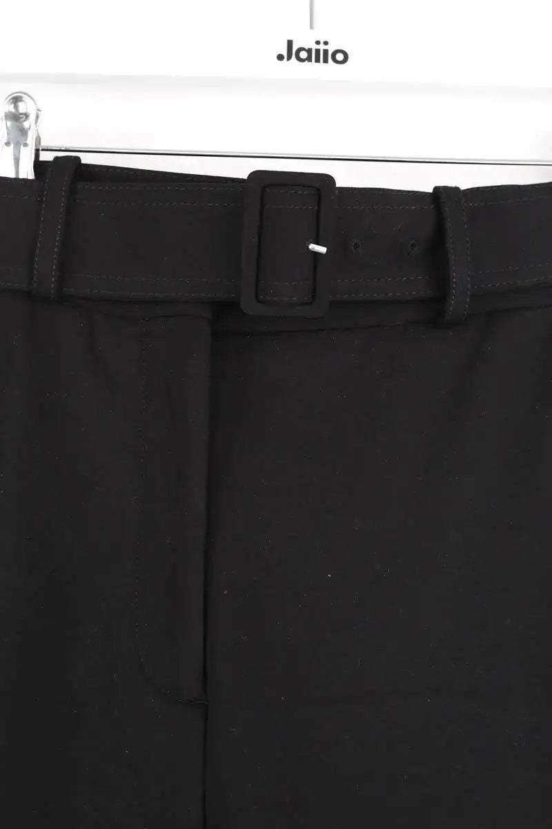 Pantalon droit Sandro Noir en Viscose