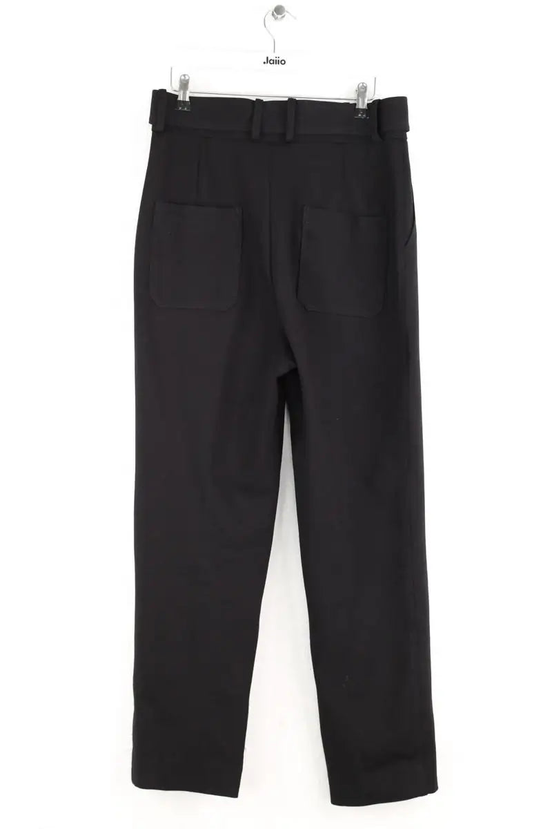 Pantalon droit Sandro Noir en Viscose