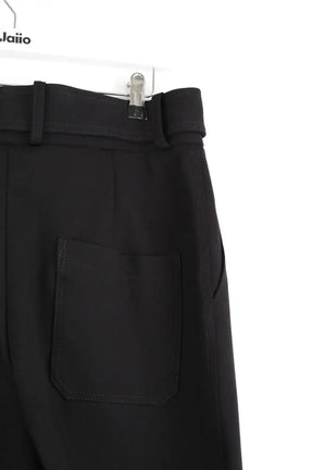 Pantalon droit Sandro Noir en Viscose