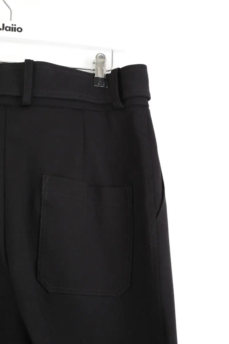 Pantalon droit Sandro Noir en Viscose