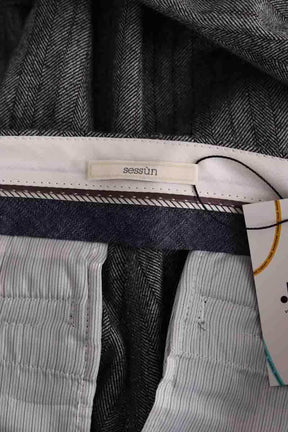 Pantalon droit Sessun Nu gaston Gris en Synthétique