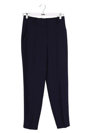 Pantalon droit Sézane Bleu en Laine, taille XS - Seconde Main