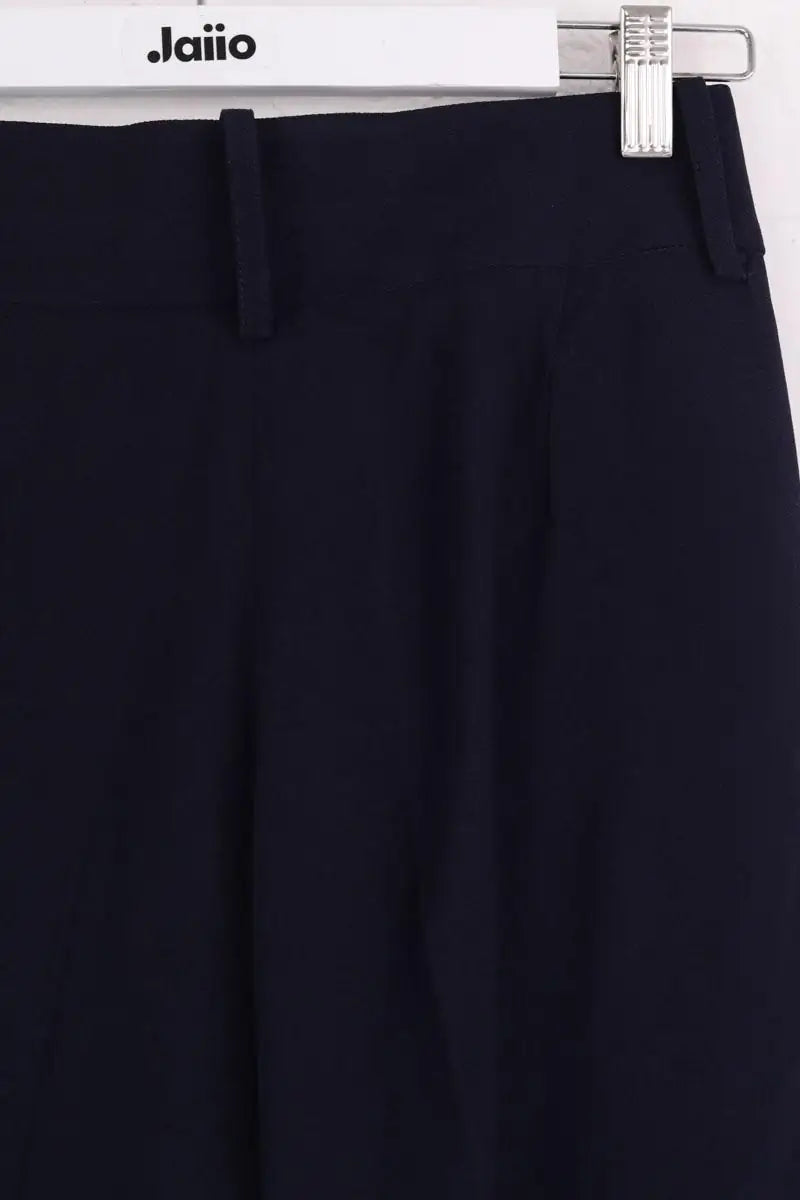 Pantalon droit Sézane Bleu en Laine