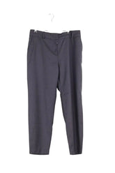 Pantalon droit Sézane Gris en Laine, taille XL - Seconde Main
