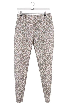 Pantalon droit Sézane Gris en Synthétique, taille S - Seconde Main