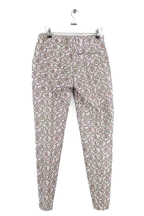 Pantalon droit Sézane Gris en Synthétique