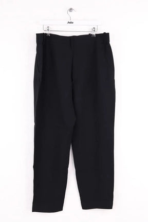 Pantalon droit Sézane Marine en Synthétique