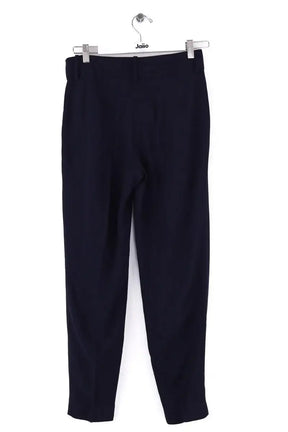 Pantalon droit Sézane Marine en Viscose