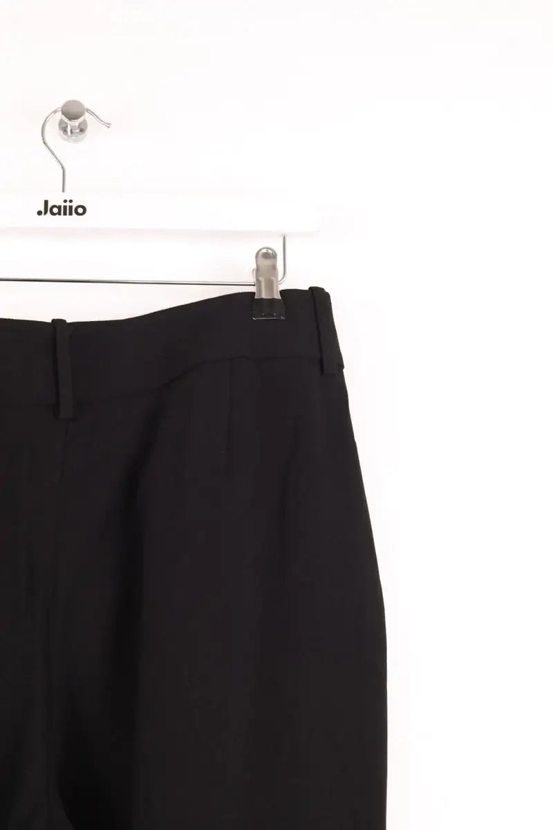 Pantalon droit Sézane Noir en Coton