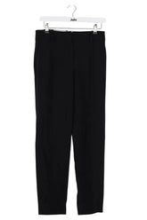 Pantalon droit Sézane Noir en Synthétique, taille S - Seconde Main