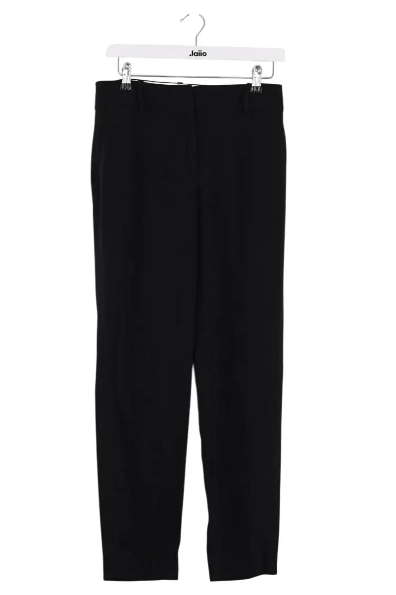 Pantalon droit Sézane Noir en Synthétique, taille S - Seconde Main