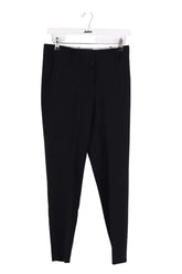 Pantalon droit Sézane Noir en Synthétique, taille XS - Seconde Main
