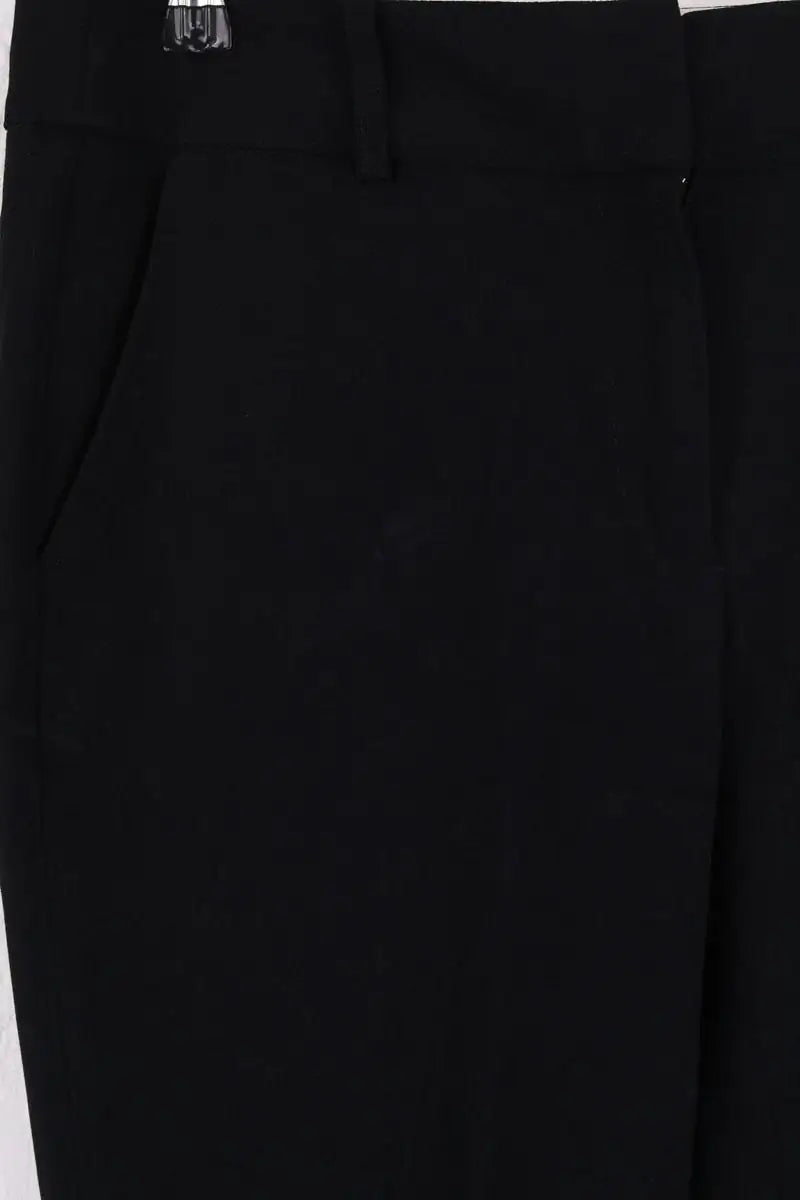 Pantalon droit Sézane Noir en Synthétique