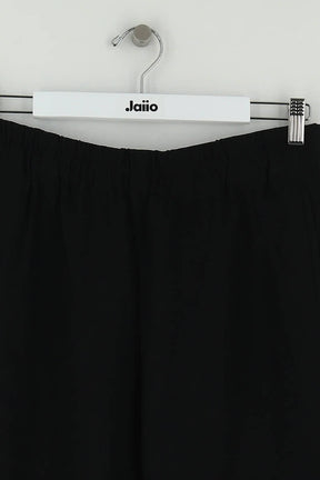 Pantalon droit Sézane Noir en Viscose
