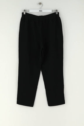 Pantalon droit Sézane Noir en Viscose