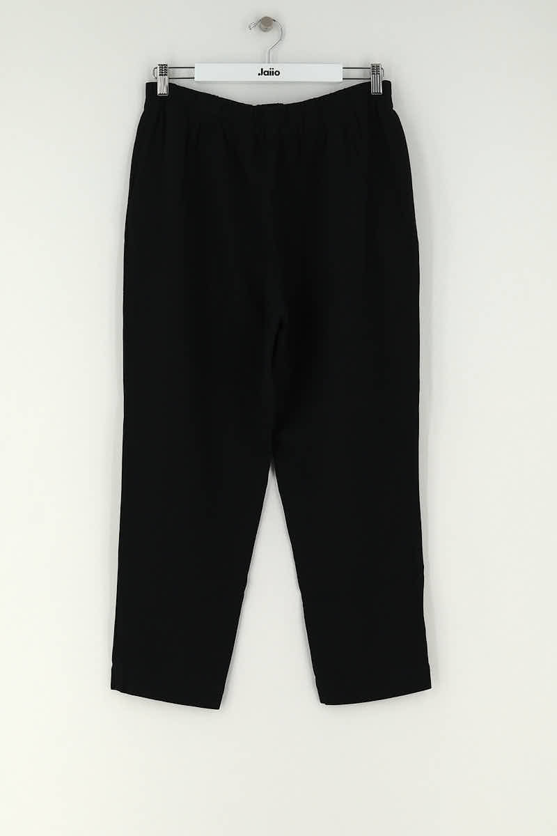 Pantalon droit Sézane Noir en Viscose