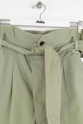 Pantalon droit Sézane Turquoise en Coton