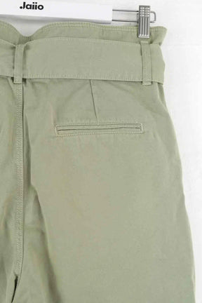 Pantalon droit Sézane Turquoise en Coton