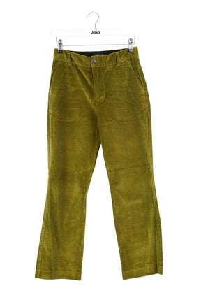 Pantalon droit Soeur Edgar Kaki en Coton, taille XS - Seconde Main