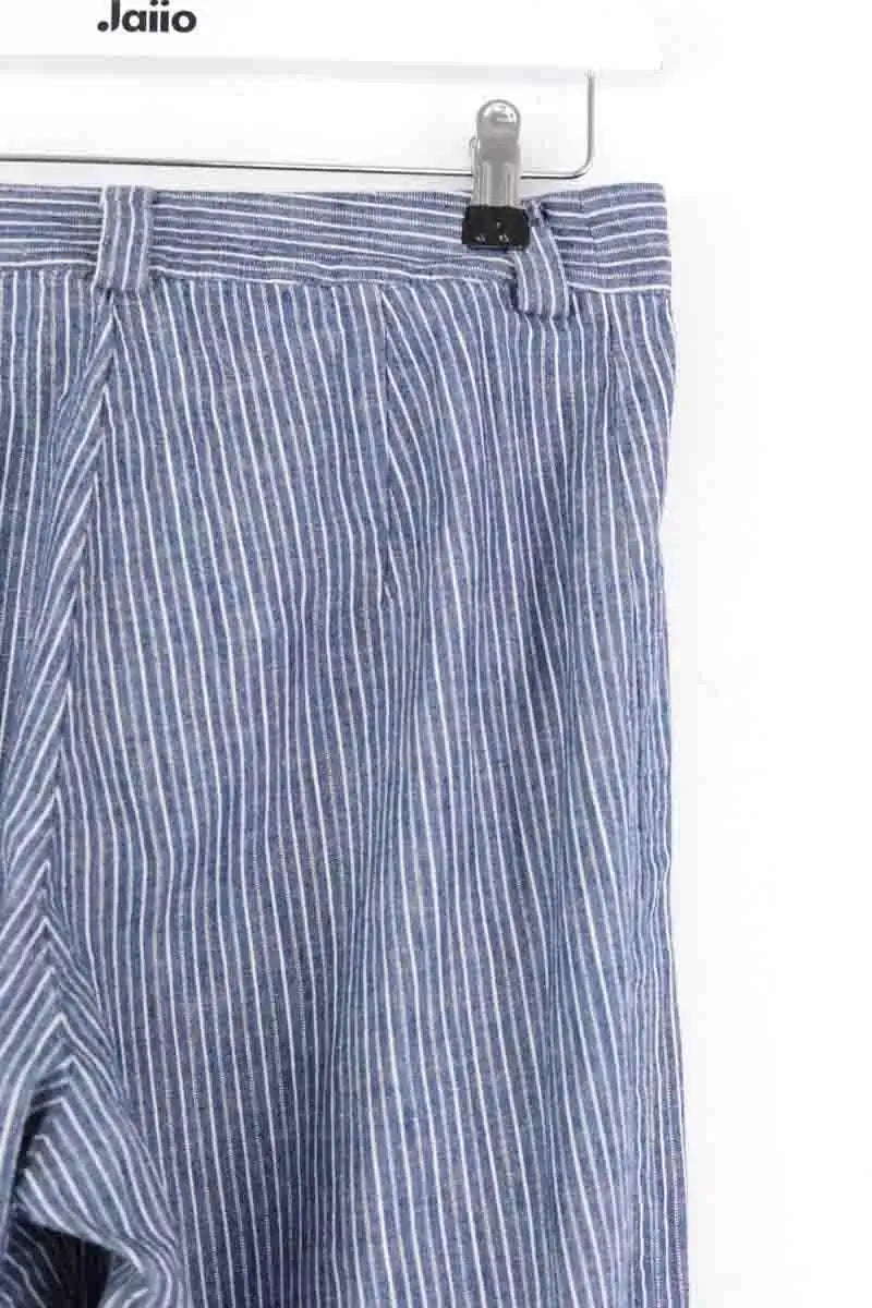 Pantalon droit Songe Lab Bleu en Coton