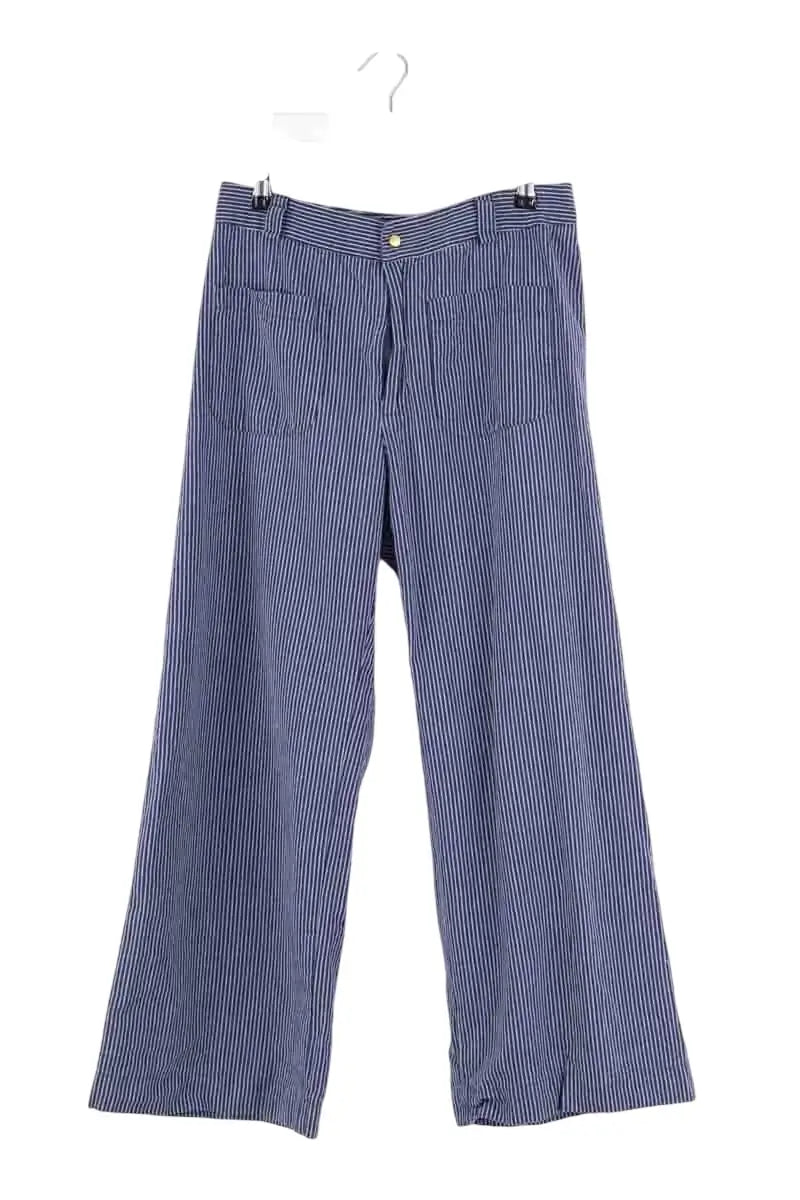 Pantalon droit Songe Lab Bleu en Coton, taille M - Seconde Main