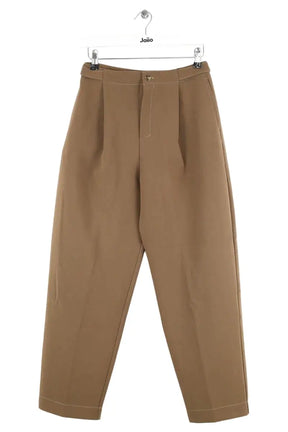 Pantalon droit Songe Lab Marron en Polyester, taille XS - Seconde Main