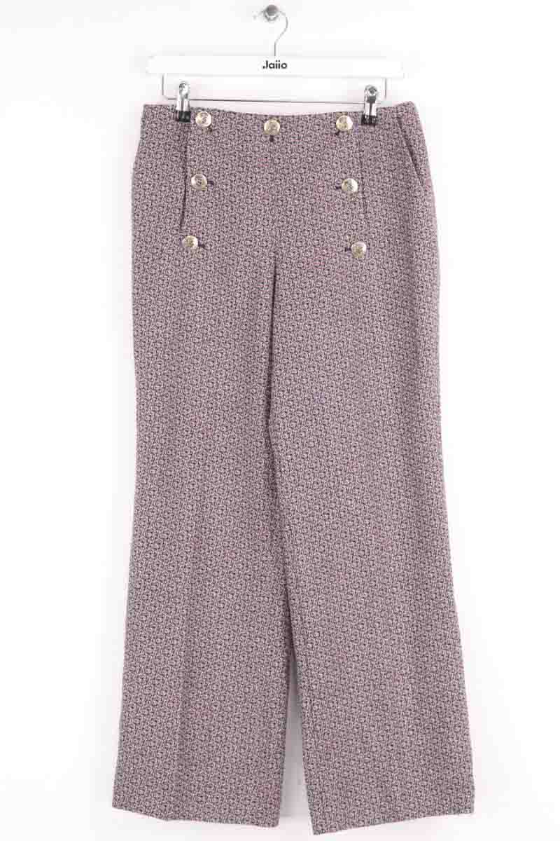 Pantalon droit Sonia Rykiel Multicolore en Laine, taille XL - Seconde Main