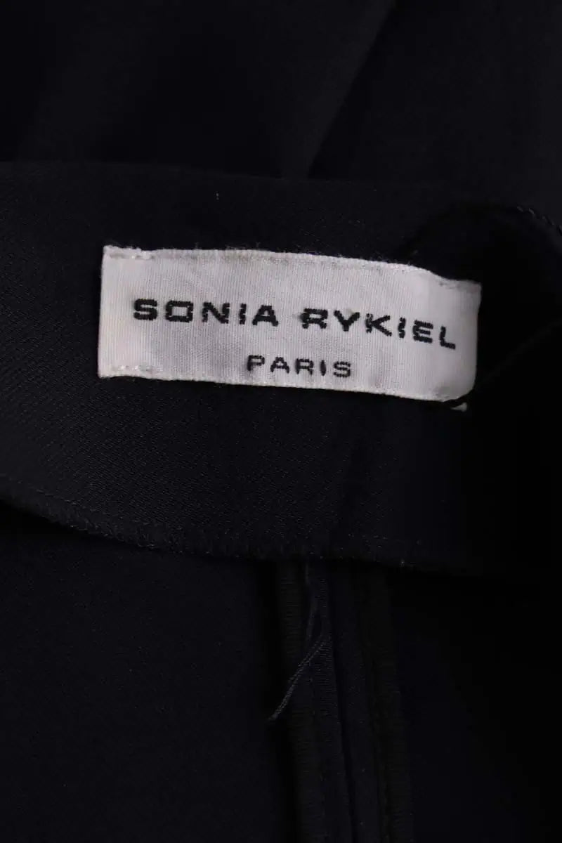 Pantalon droit Sonia Rykiel Noir en Viscose