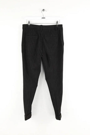 Pantalon droit System Noir en Polyester