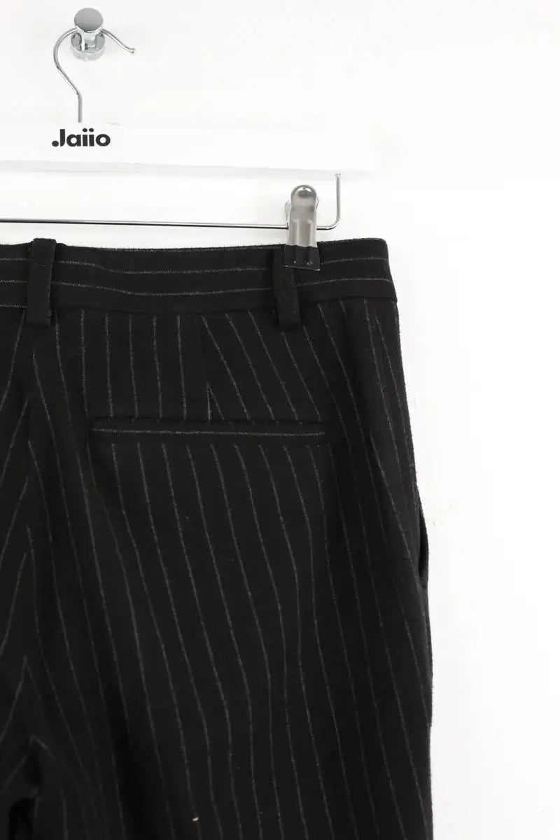 Pantalon droit System Noir en Polyester