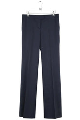 Pantalon droit Tara Jarmon Bleu en Laine, taille M - Seconde Main