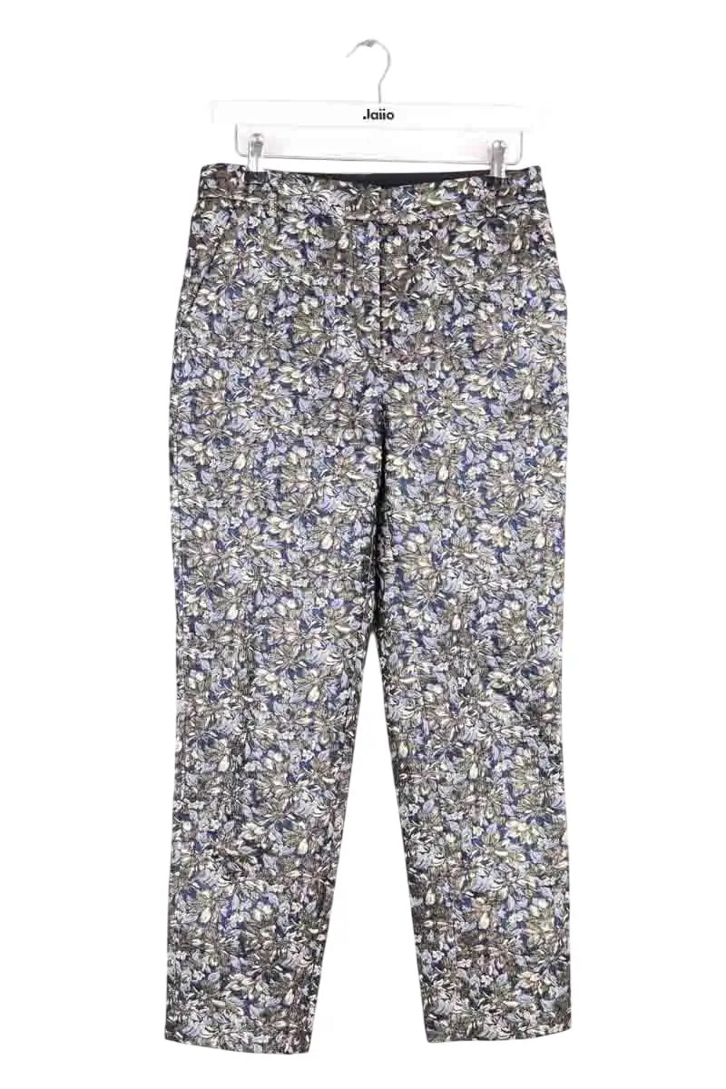 Pantalon droit Tara Jarmon Doré en Synthétique, taille S - Seconde Main