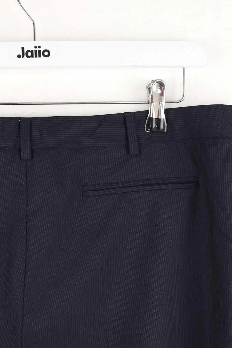 Pantalon droit Tara Jarmon Marine en Laine