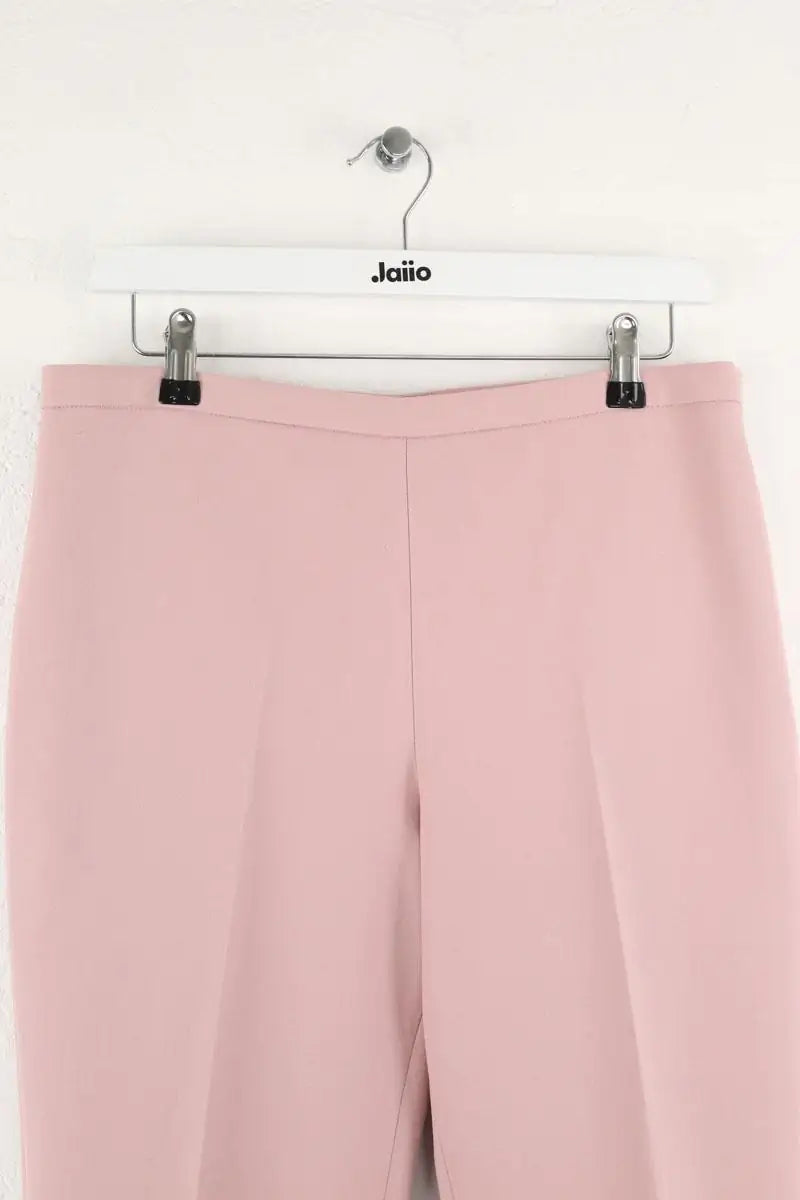 Pantalon droit Tara Jarmon Rose en Synthétique