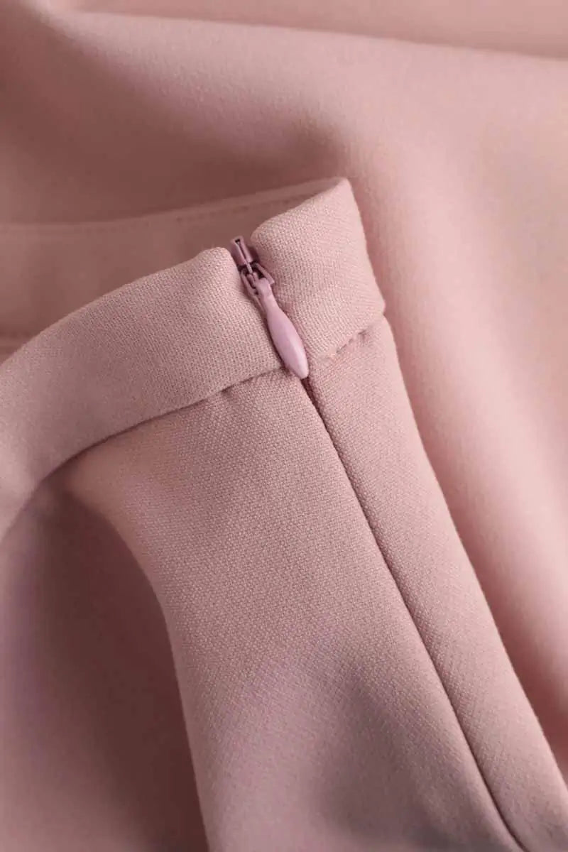 Pantalon droit Tara Jarmon Rose en Synthétique