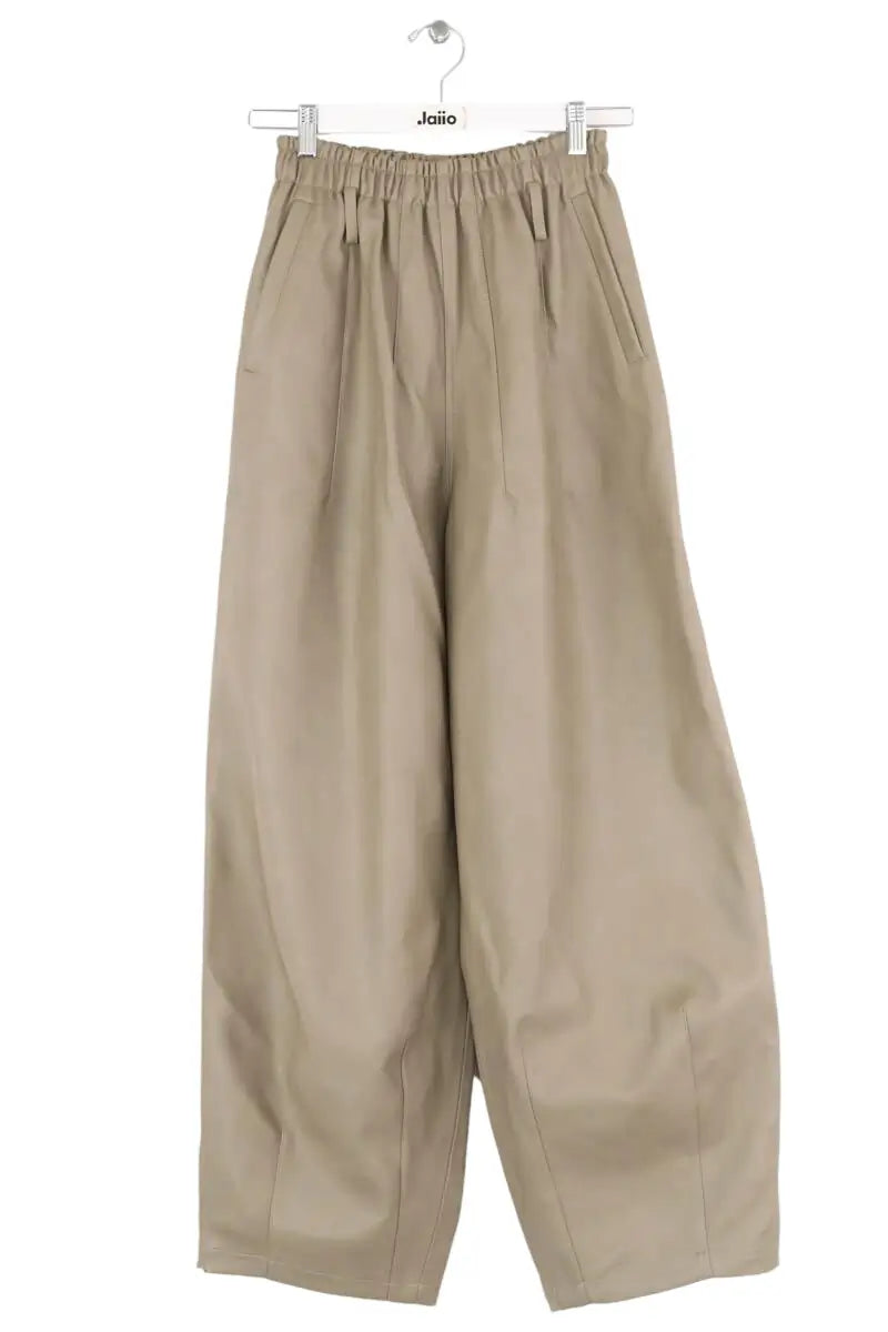 Pantalon droit The Frankie Shop Kaki en Synthétique, taille XS - Seconde Main