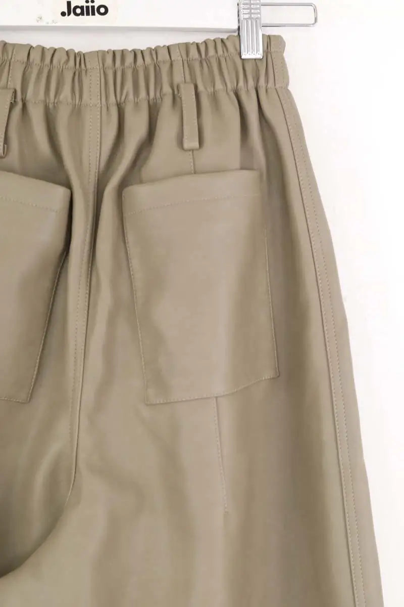 Pantalon droit The Frankie Shop Kaki en Synthétique