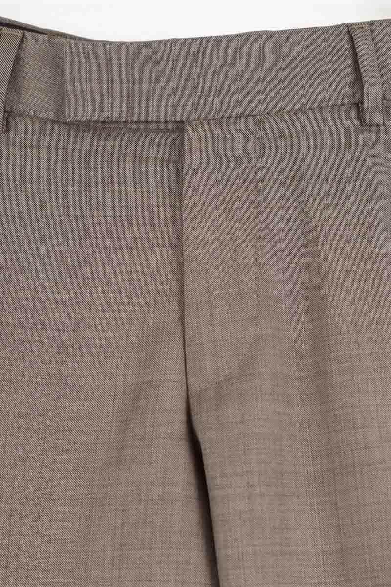 Pantalon droit The Kooples Marron en Laine
