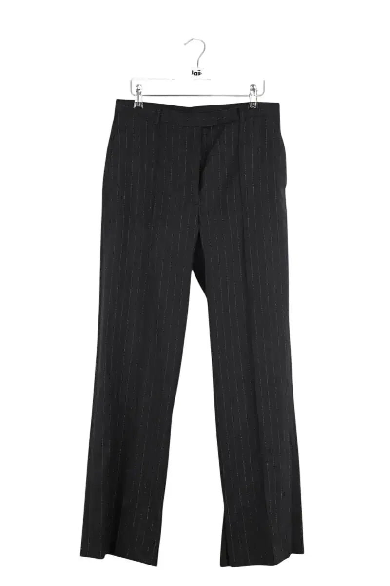 Pantalon droit The Kooples Noir en Coton, taille M - Seconde Main