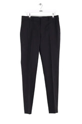 Pantalon droit The Kooples Noir en Laine, taille S - Seconde Main