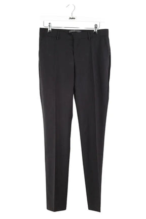 Pantalon droit The Kooples Noir en Laine, taille S - Seconde Main