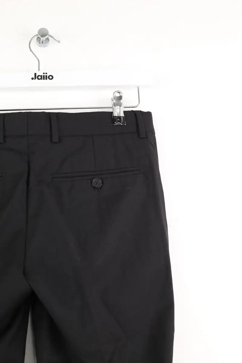 Pantalon droit The Kooples Noir en Laine