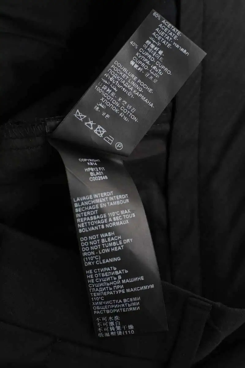 Pantalon droit The Kooples Noir en Laine